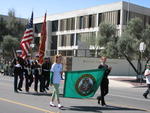 St. Patrick's Day Parade Banner and U.S. Marine Corps Reserve Color Guard